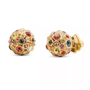 $59 Kate Spade On the Dot Sphere Stud Earrings multi colors